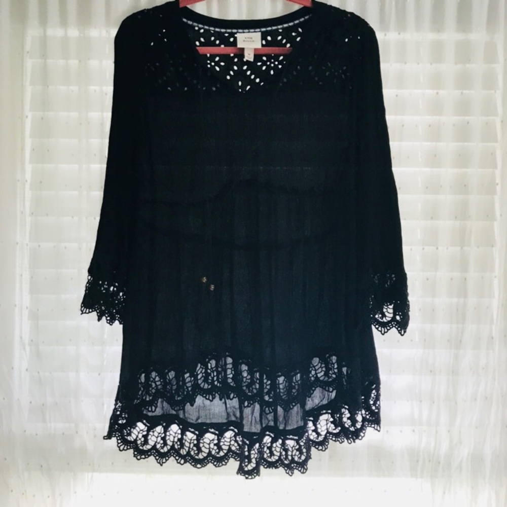 Knox rose peasant top